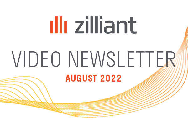 Zilliant August 2022 Video Monthly Newsletter